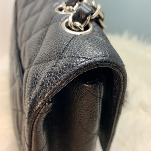 —sold on instagram- Chanel maxi single flap caviar - Picture 10 of 13